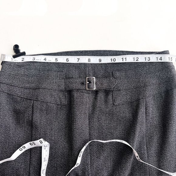 express dark grey pencil skirt w/side zip 6 - Picture 5 of 7